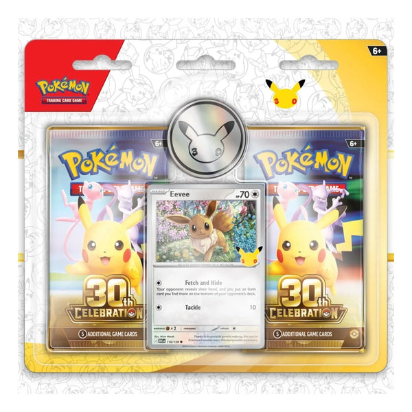 Blister 2 boosters Pokémon – 30e anniversaire