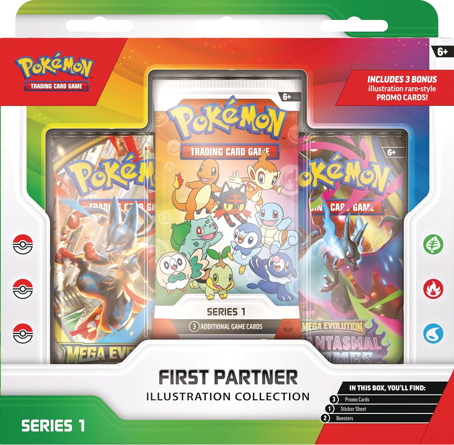 Collection Illustration Pokémon – Pokémon de départ – Série 1