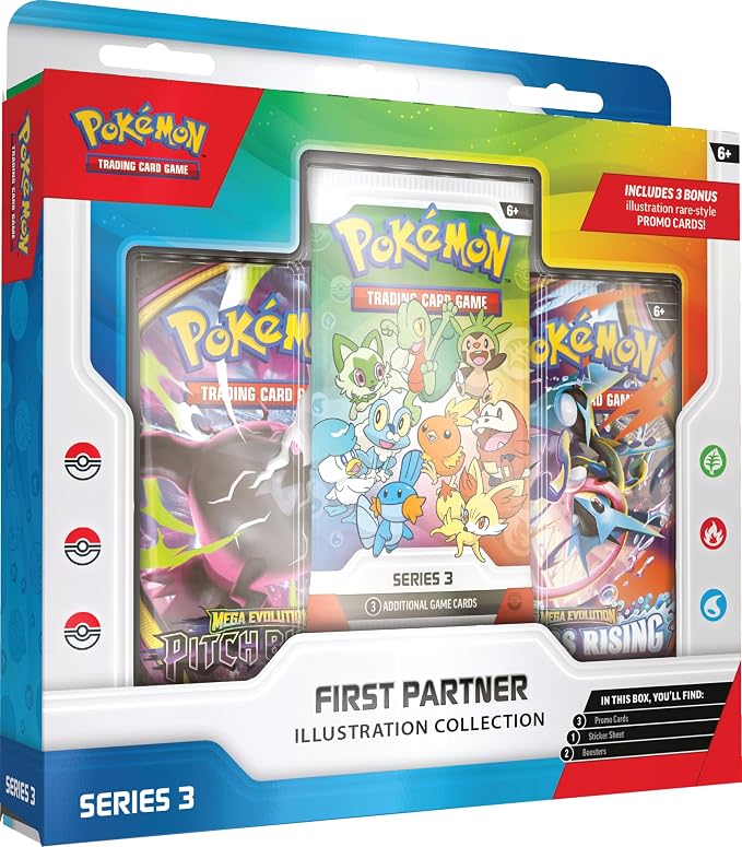 Collection Illustration Pokémon – Pokémon de départ – Série 3