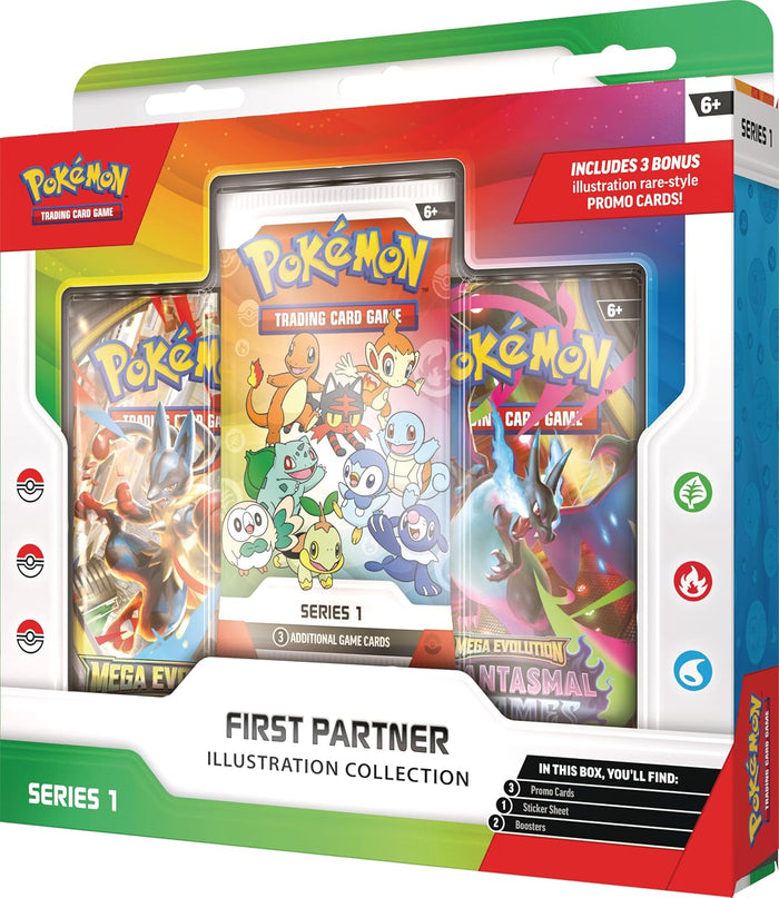 Collection Illustration Pokémon – Pokémon de départ – Série 1