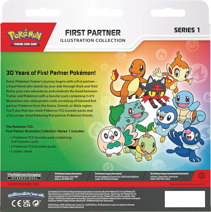 Collection Illustration Pokémon – Pokémon de départ – Série 1