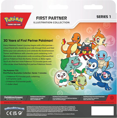 Collection Illustration Pokémon – Pokémon de départ – Série 1