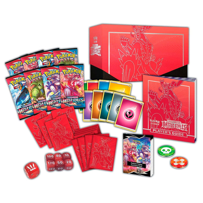 Coffret Dresseur d'Élite (ETB) Pokémon – Styles de Combat (EB05) – Rouge