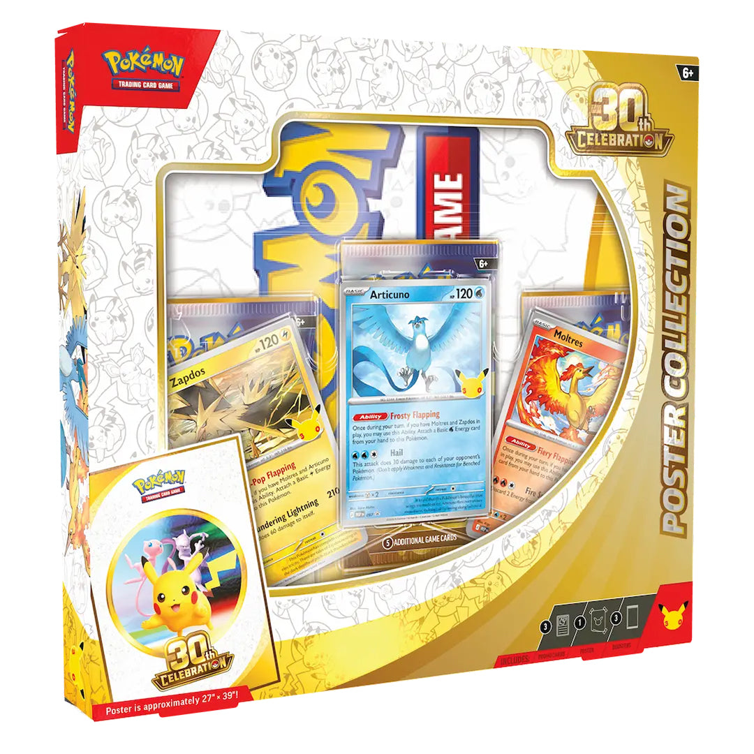 Collection Poster Pokémon – 30e anniversaire
