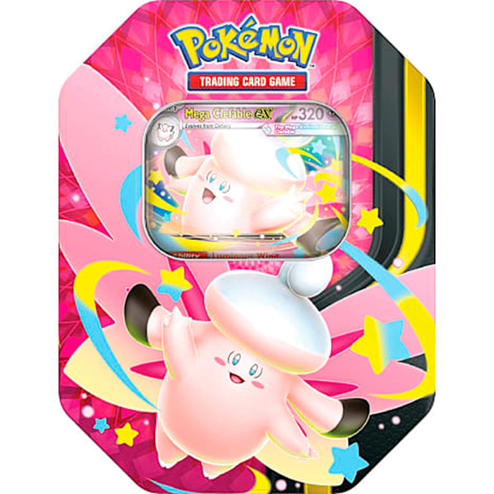Boîte métallique d'été Pokémon – Méga-Mélodelfe-ex
