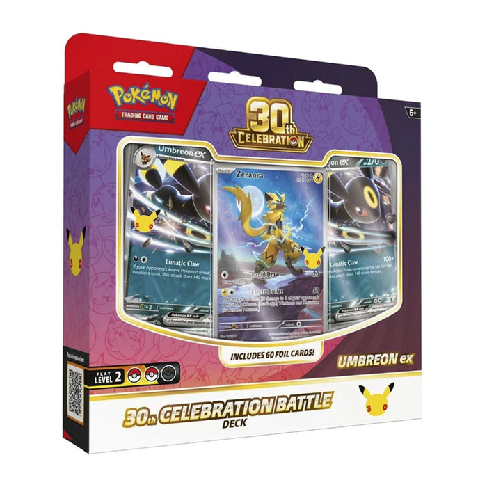 Deck de combat Pokémon – 30e anniversaire – Mentali-ex et Noctali-ex