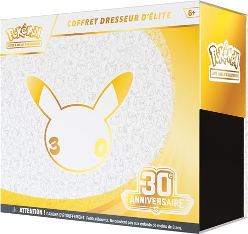 Coffret Dresseur d'Élite (ETB) Pokémon – 30e anniversaire
