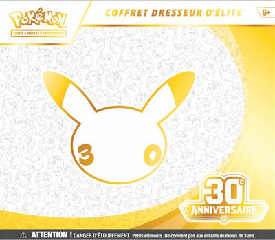 Coffret Dresseur d'Élite (ETB) Pokémon – 30e anniversaire