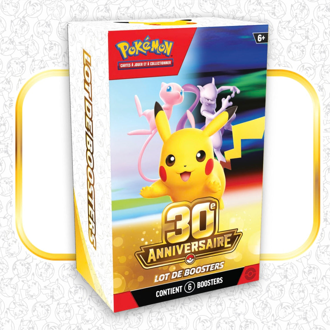Bundle 6 boosters Pokémon – 30e anniversaire