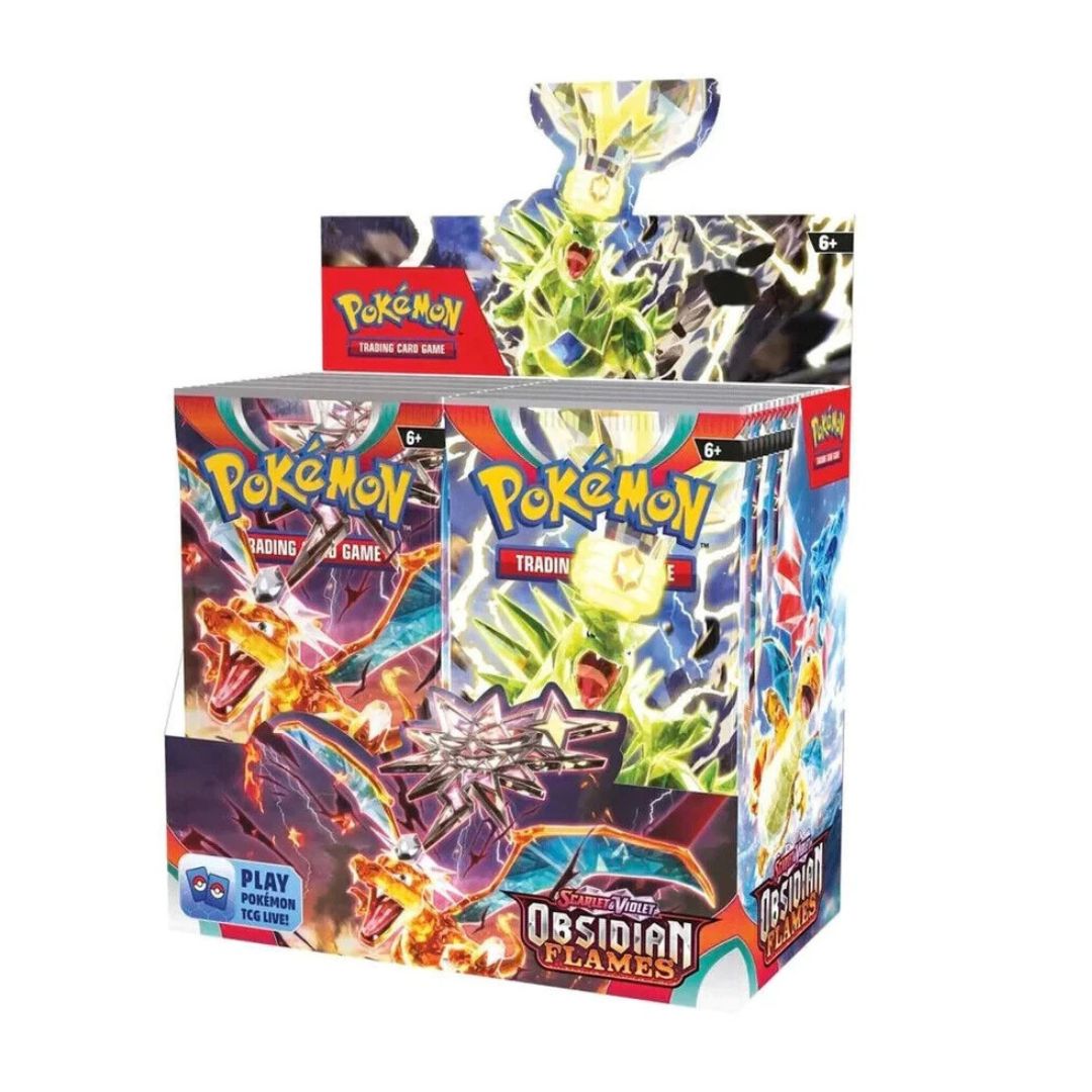 Display 36 boosters Pokémon – Flammes Obsidiennes (EV03)