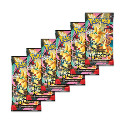 Bundle 6 boosters Pokémon – Héros Transcendants (ME2.5)