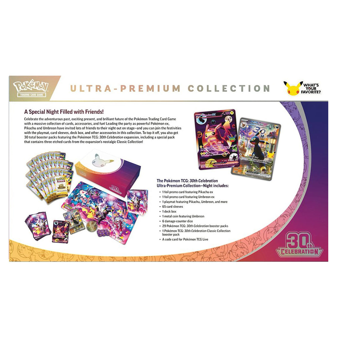 Collection Ultra Premium Pokémon – 30e anniversaire – Nuit