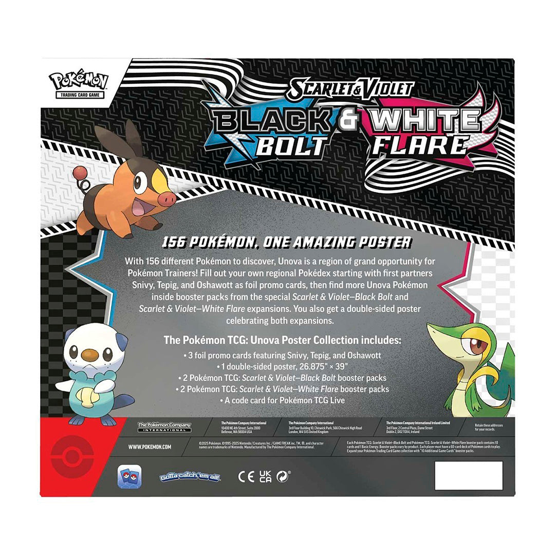 Collection Poster Pokémon – Unys – Foudre Noire et Flamme Blanche