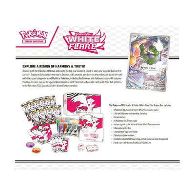 Coffret Dresseur d'Élite (ETB) Pokémon – Flamme Blanche (EV10.5)