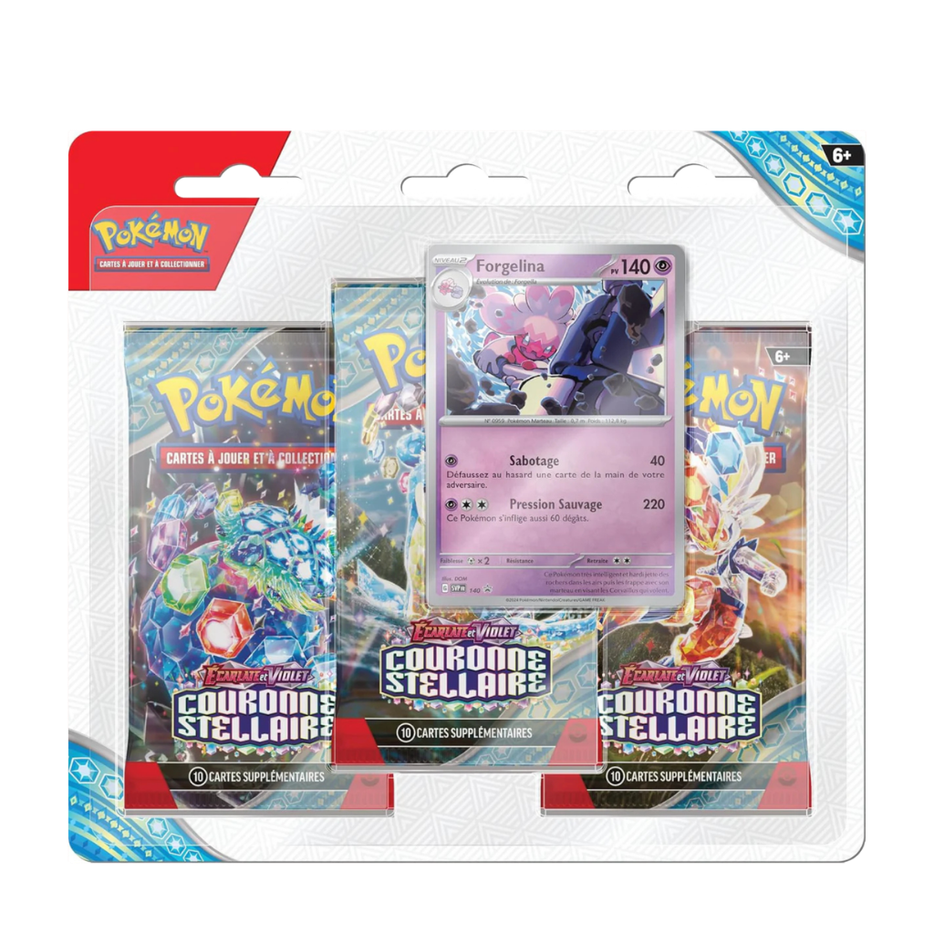 Tripack Pokémon – Couronne Stellaire (EV07) – Version française