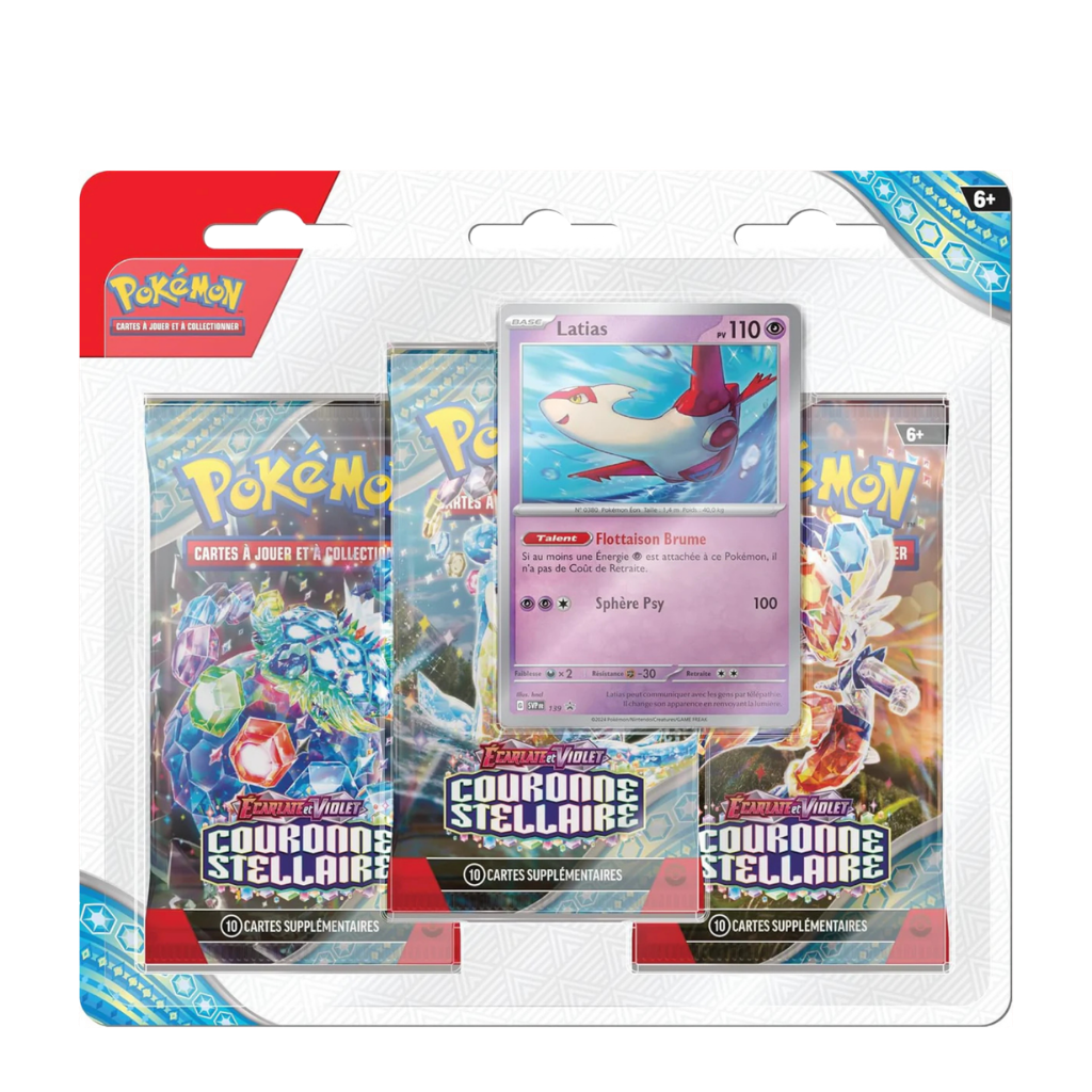 Tripack Pokémon – Couronne Stellaire (EV07) – Version française
