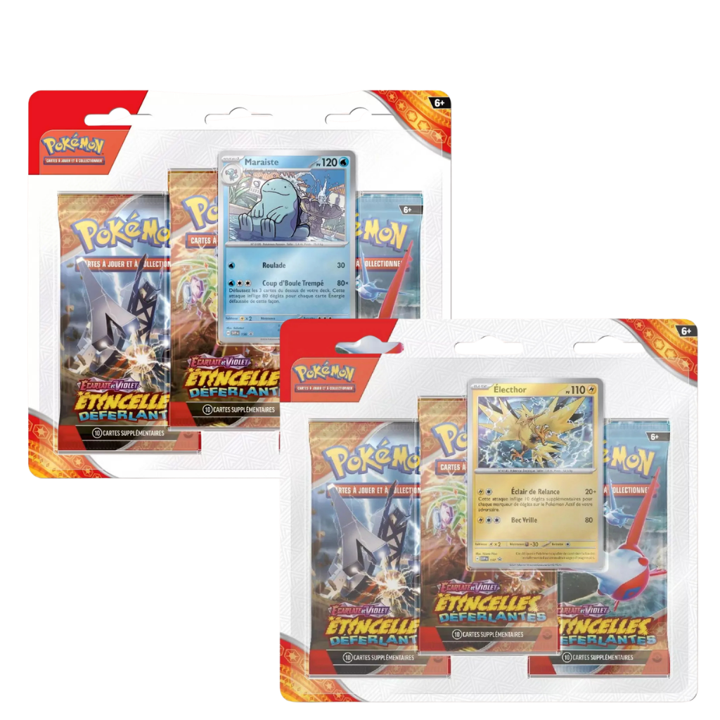 Tripack Pokémon – Étincelles Déferlantes (EV08) – Version française