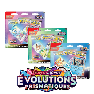 Tripack Pokémon – Évolutions Prismatiques (EV8.5) – Version française