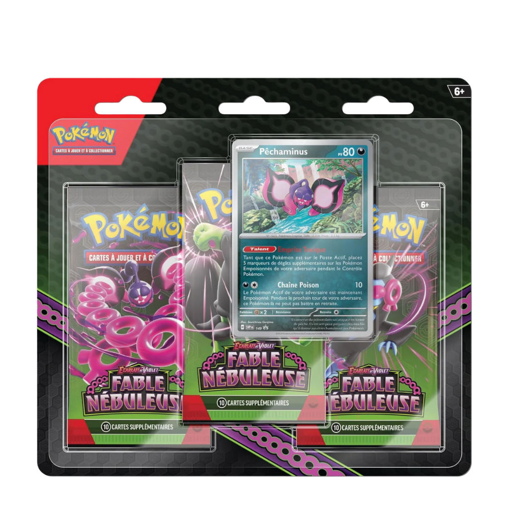 Tripack Pokémon – Fable Nébuleuse (EV6.5) – Version française