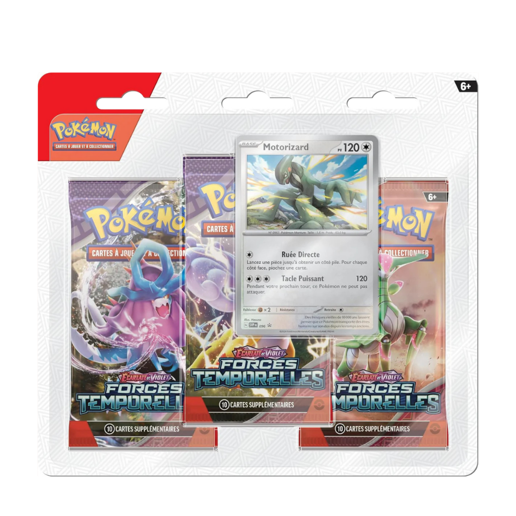 Tripack Pokémon – Forces Temporelles (EV05) – Version française