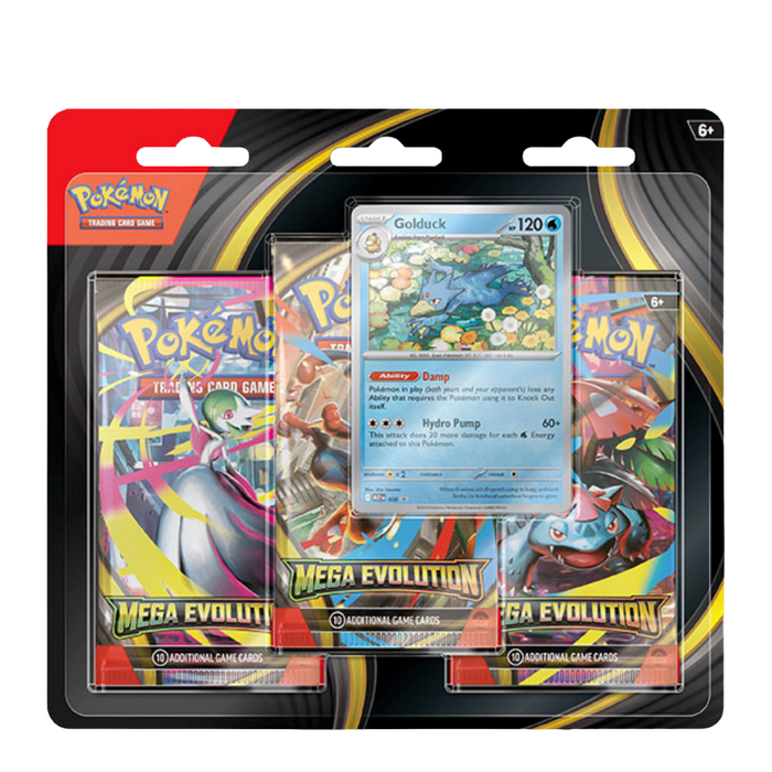 Tripack Pokémon – Méga-Évolution (ME01) – Promo aléatoire – Version française