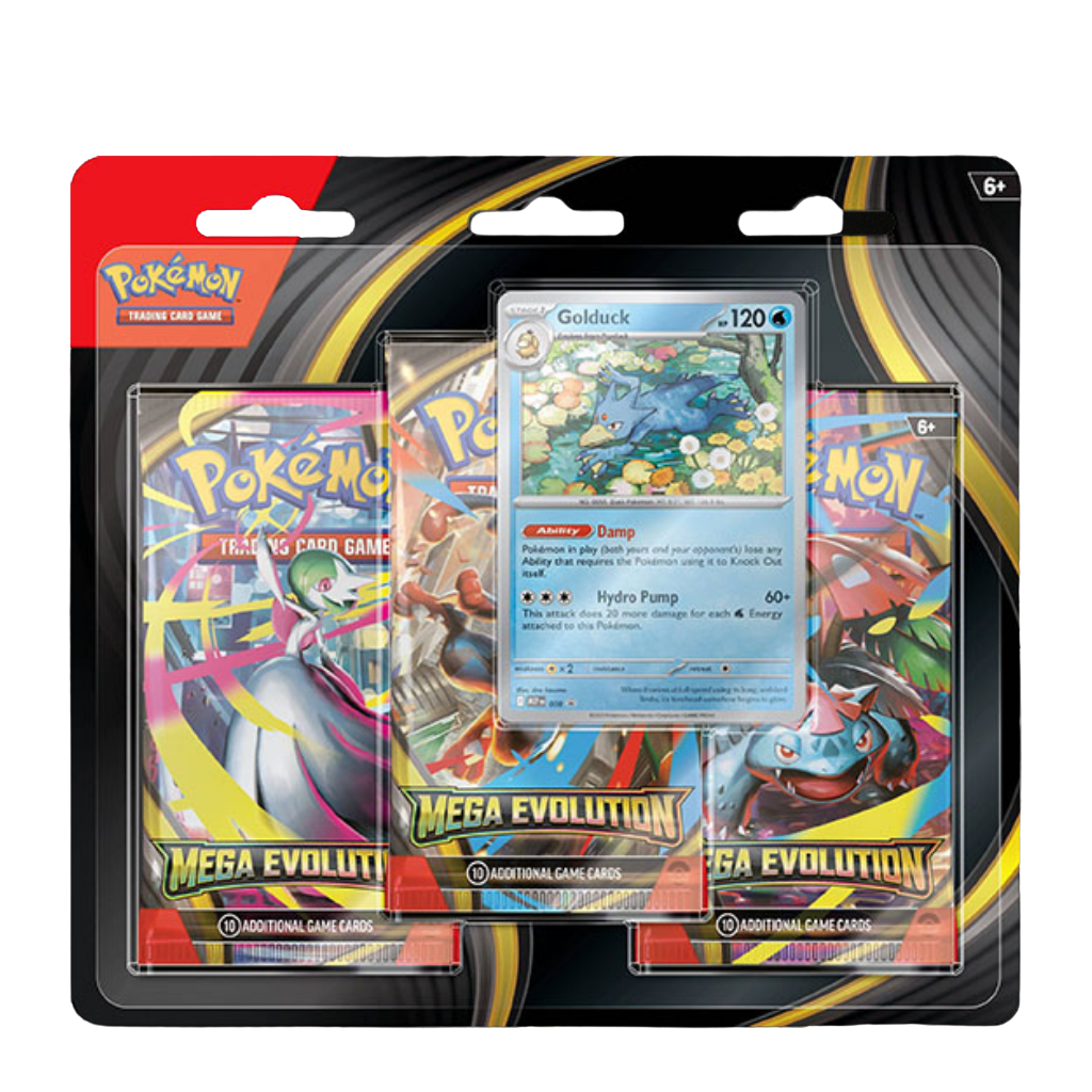 Tripack Pokémon – Méga-Évolution (ME01) – Promo aléatoire – Version française
