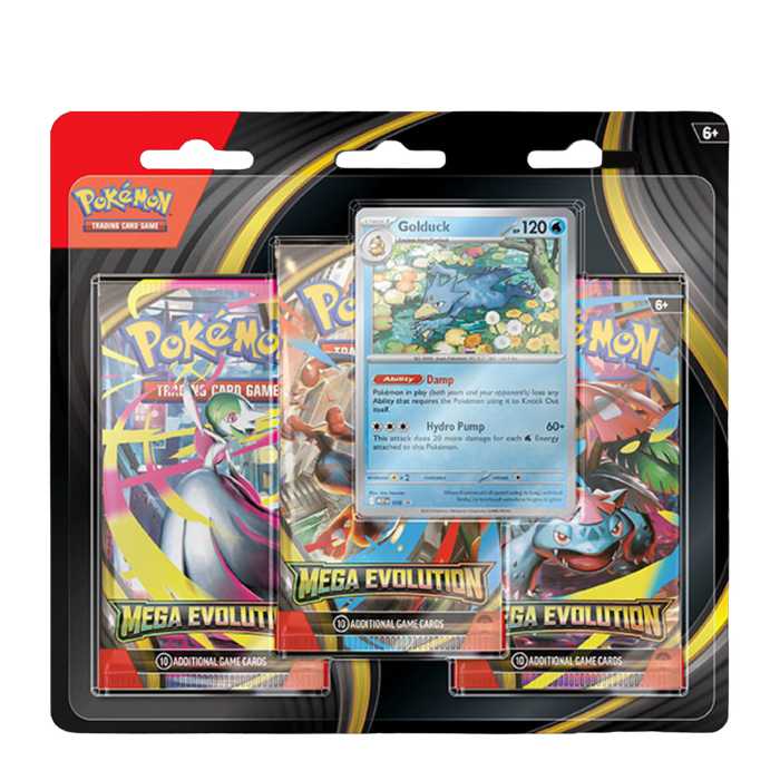 Tripack Pokémon – Méga-Évolution (ME01) – Promo aléatoire – Version française