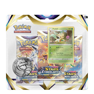 Tripack Pokémon Phyllali – Stars Étincelantes (EB09) – Version française