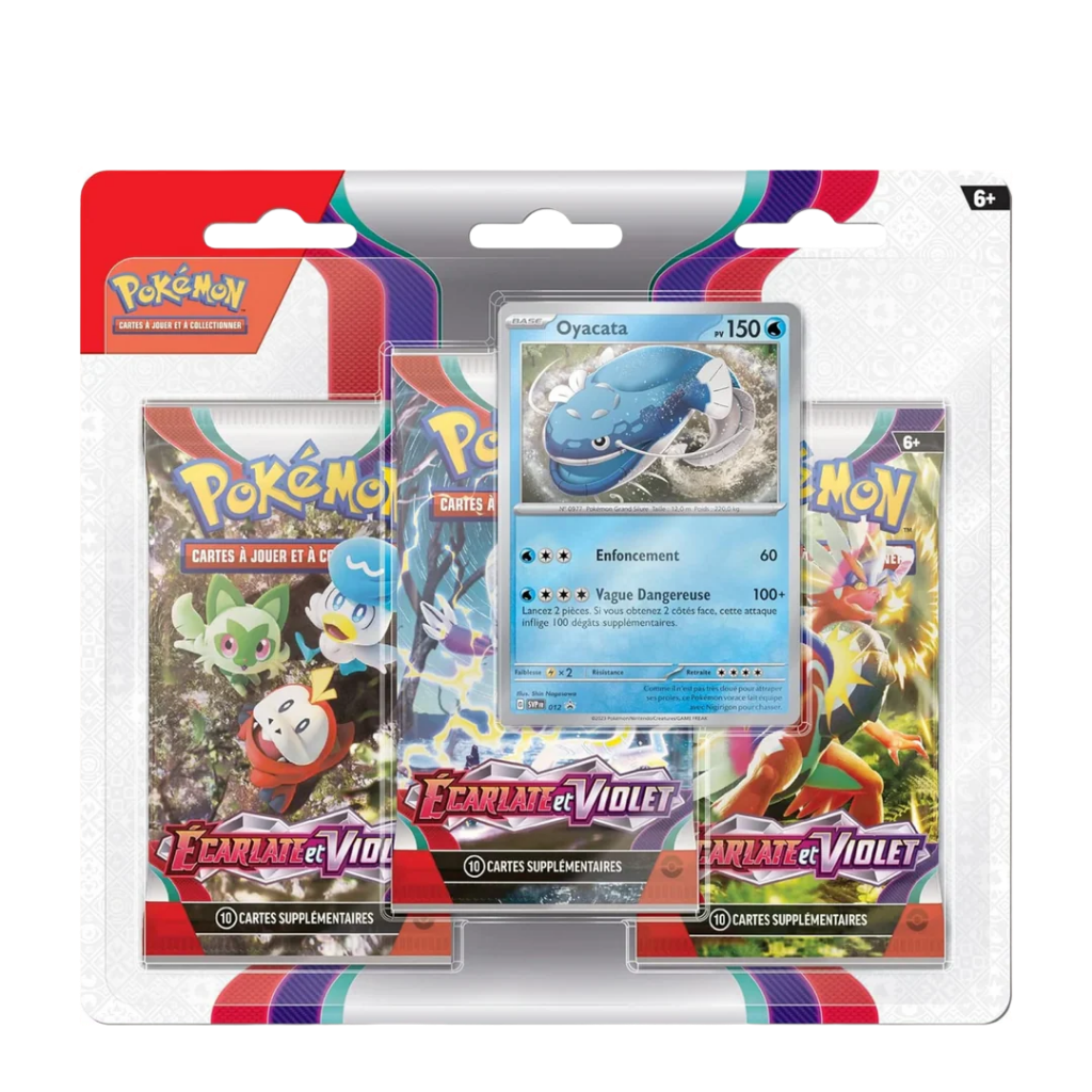 Tripack Pokémon – Écarlate et Violet (EV01) – Version française