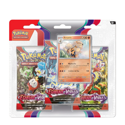 Tripack Pokémon – Écarlate et Violet (EV01) – Version française