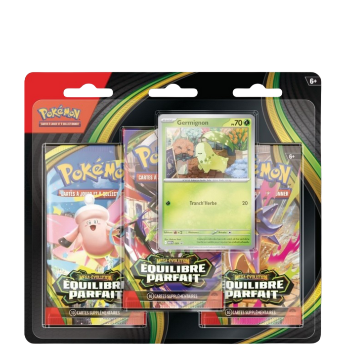 Tripack Pokémon – Équilibre Parfait (ME03) – Version française