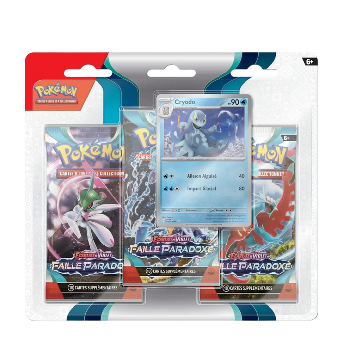 Tripack Pokémon – Faille Paradoxe (EV04) – Version française