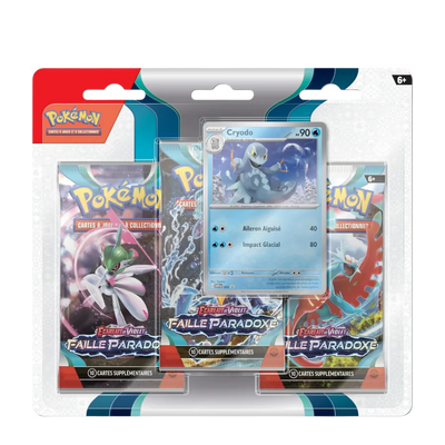 Tripack Pokémon – Faille Paradoxe (EV04) – Version française