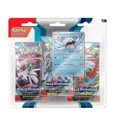 Tripack Pokémon – Faille Paradoxe (EV04) – Version française
