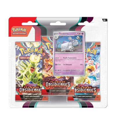 Tripack Pokémon – Flammes Obsidiennes (EV03) – Version française