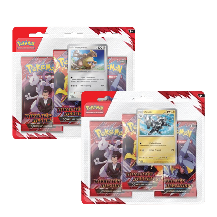 Tripack Pokémon – Rivalités Destinées (EV10) – Version française