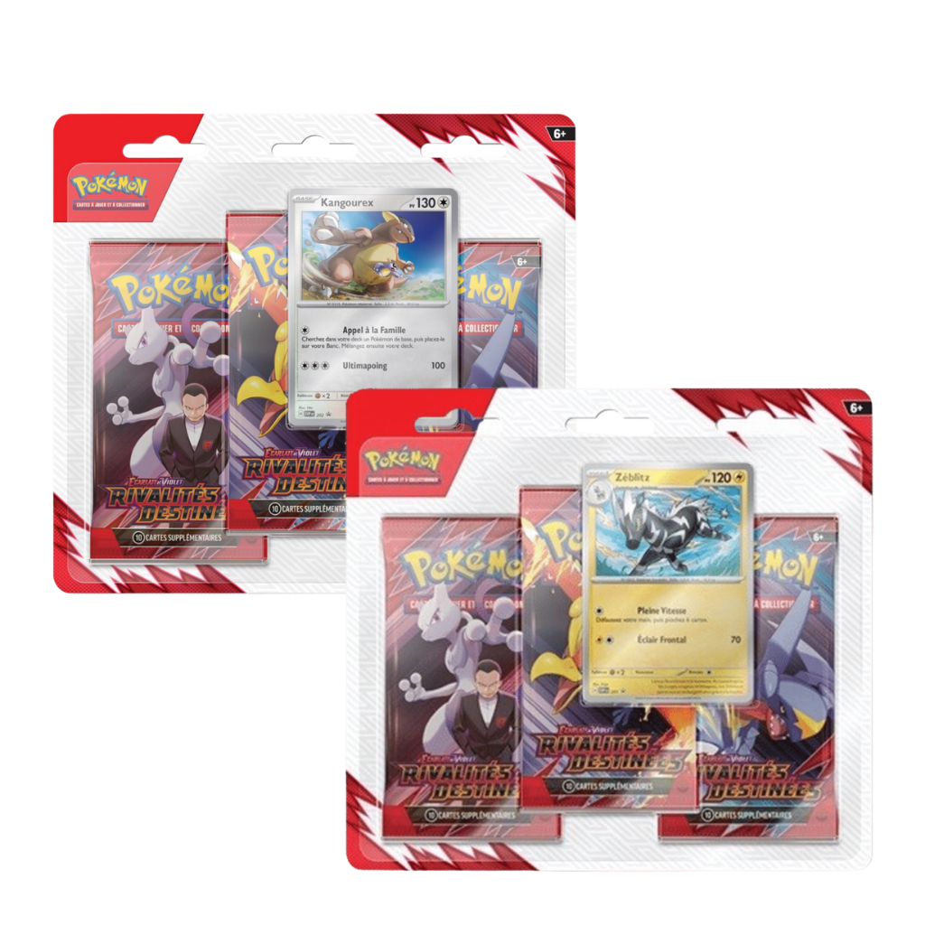 Tripack Pokémon – Rivalités Destinées (EV10) – Version française