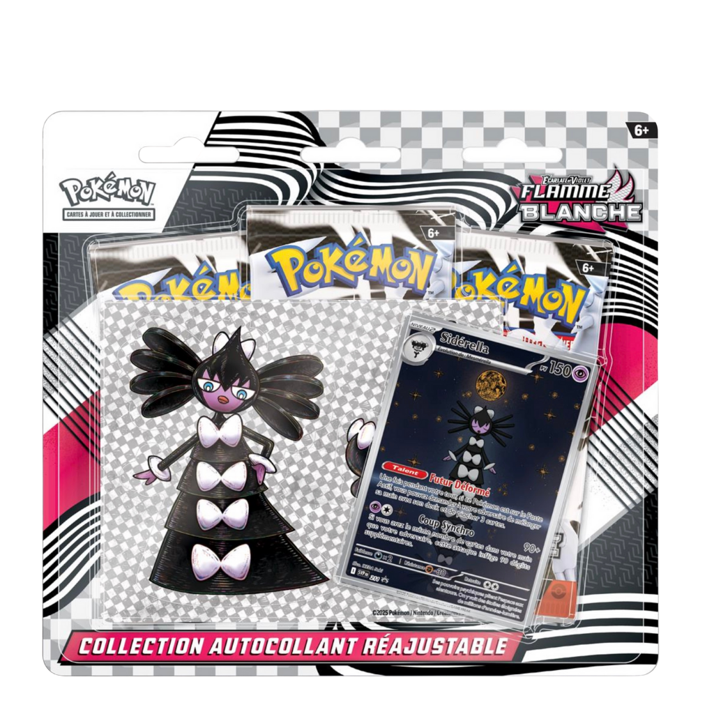 Tripack Pokémon Sidérella – Flamme Blanche (EV10.5) – Version française